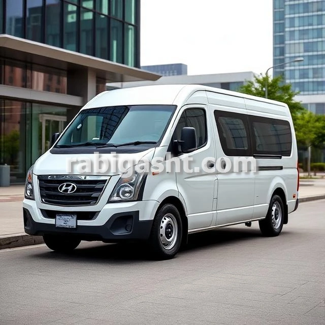 اجاره ون هیوندا h350 برای سفارتخانه در شمال تهران